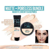2-in-1 Makeup Deal – Liquid Foundation & Face Powder Combo For Smooth, Flawless Finish – Budget-friendly Beauty Set – Ivory Shade