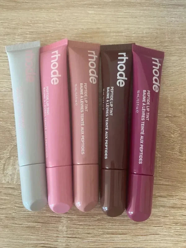 8 Colors Rhode Lip Care Series | Tinted Lip Balm | Lasting Moisturizing Blushes | Hydrated Lip Gel Oil | Pout Lips Long-acting Lip Treatment