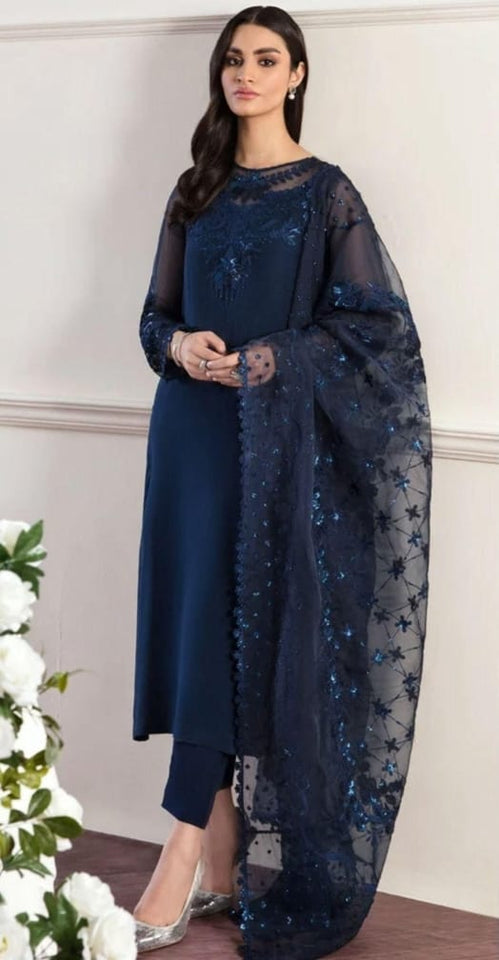 Baroque Suit Collection Blue colour