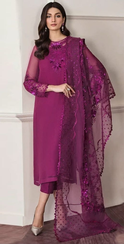 Baroque Suit Collection Pink colour