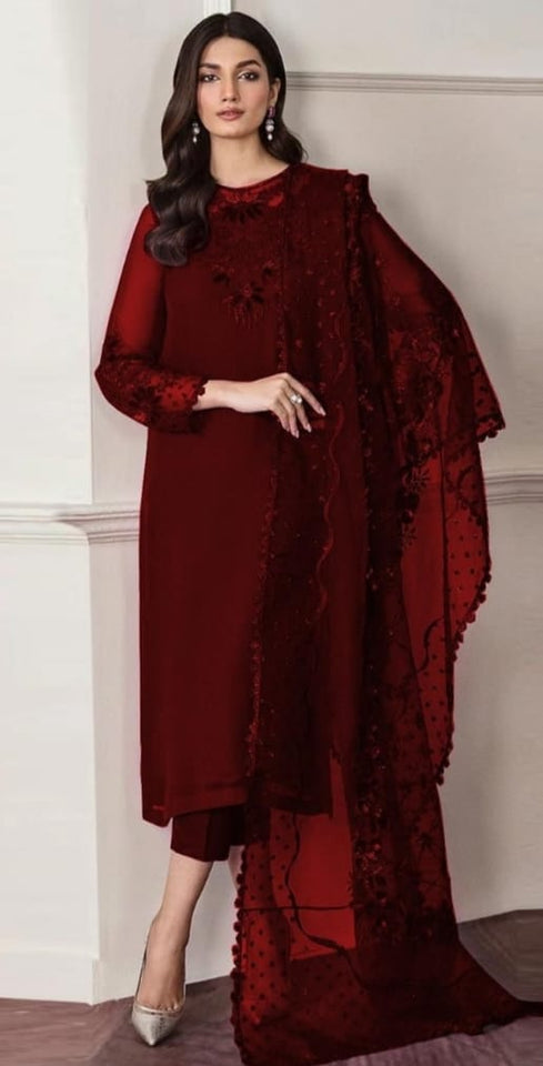 Baroque Suit Collection Red colour