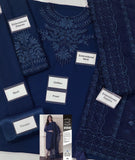 Baroque Suit New Collection with Blue Colour