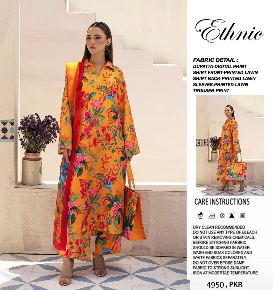 Brand Ethnic Summer Lawn Clothes