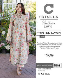 Crimson Lawn Volume Summer Collection 2025