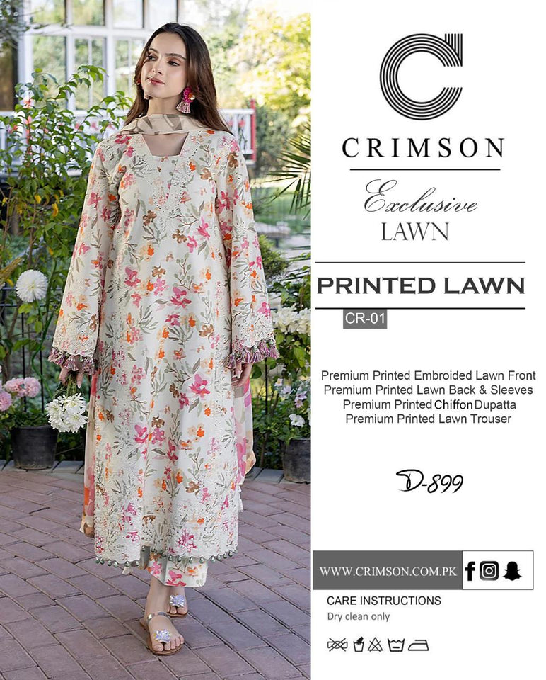 Crimson Lawn Volume Summer Collection 2025