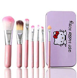 (pack Of 7) Hello Kitty Makeup Brush Set