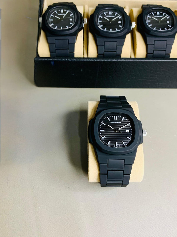 Matte Black Luxury Men's watch 