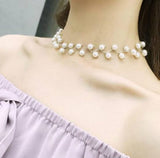 Zig Zag Black Choker With Earrings For Girls