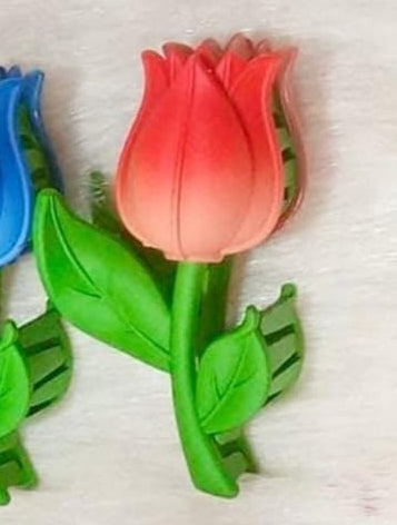 Pack Off 01 Flower Girl Hair Clip | Hair Clip For Women | Best Quality Hair Clip | Catcher For Women & Girls ( Standard Large Size)