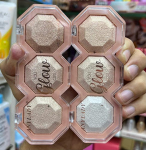 Anylady You Glow Girl Highlight Palette Long-lasting, Shimmering Finish For A Natural Luminous Look