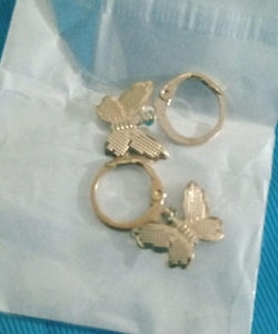 Butterfly Koren Earrings | Drop Earrings Simple Butterfly Shape Pendant Dangle Hoop Earring Women Girls