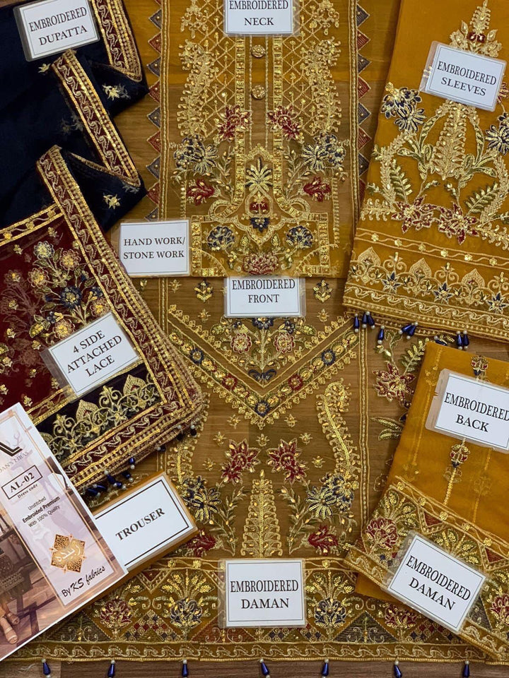 Adan Libas Most Demanded Embroidered Suit