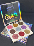  9 In 1 Kit For Eye Makeup Shimmer Highlighter Metallic Eye Shadow, Rainbow Eyeshadow Pallets