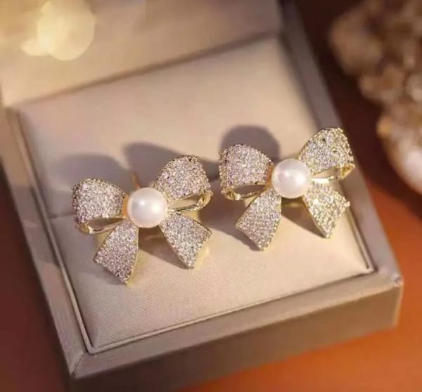 korean-elegant-zircon-bow-style-earrings