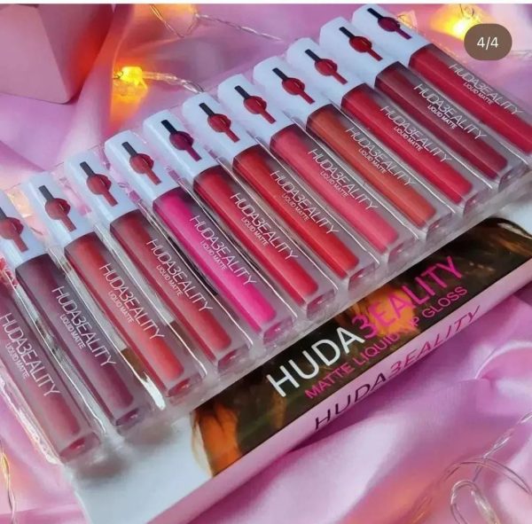 Trendy huda-beauty pack-of-12 lipgloss