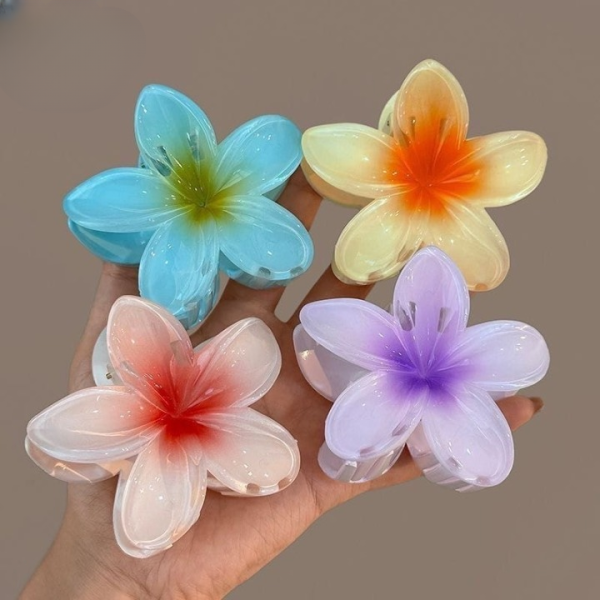 Pack Off 01 Large Sunflower Fashion Girl Hair Clip | Hair Clip For Women | Best Quality Hair Clip ( Random Color )